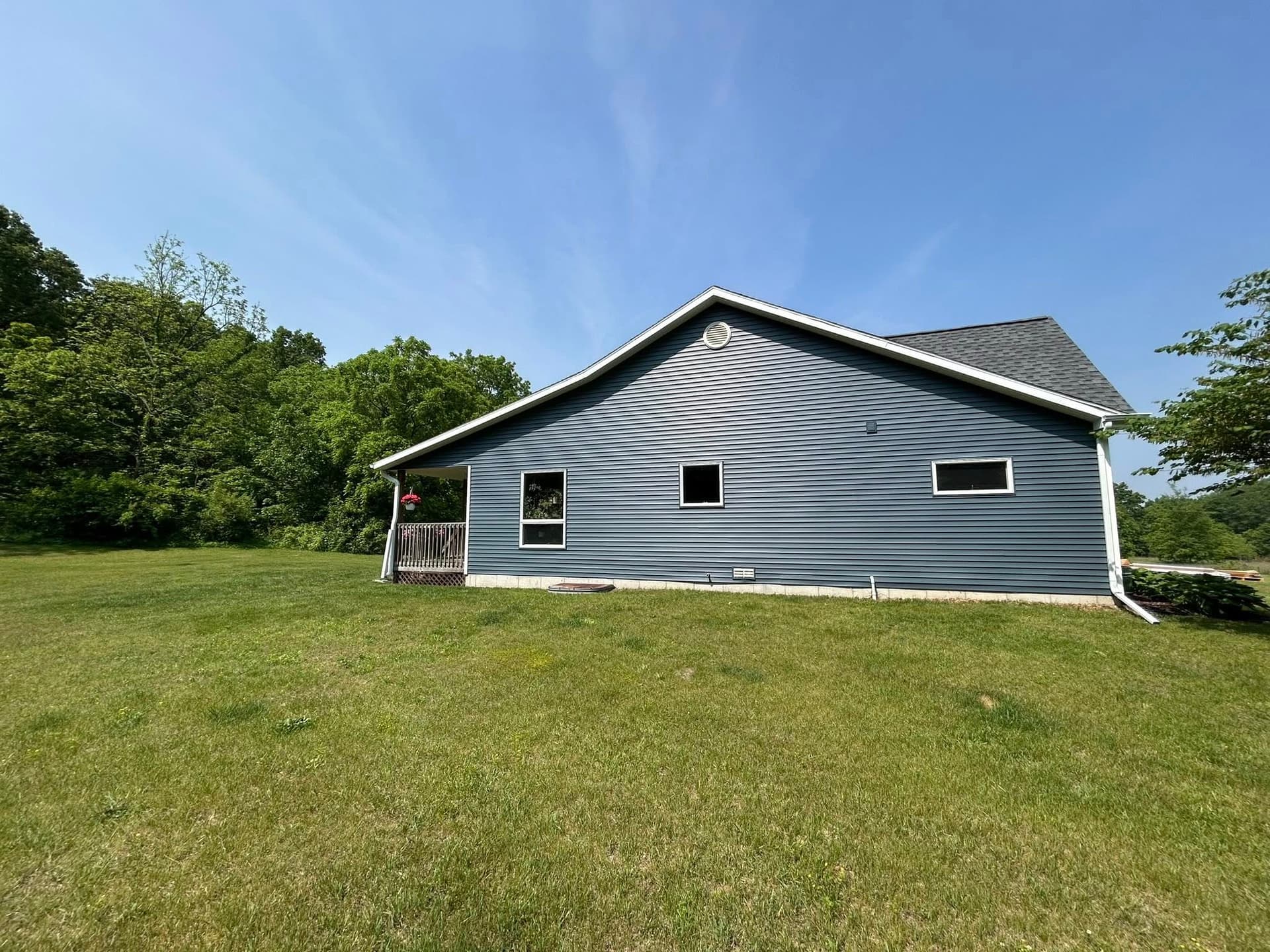 Completed siding renovation